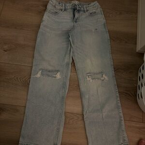 Abercrombie Kids Light Blue Baggy Jeans